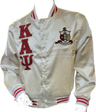 Buffalo Dallas Kappa Alpha Psi Satin Jacket [Cream]