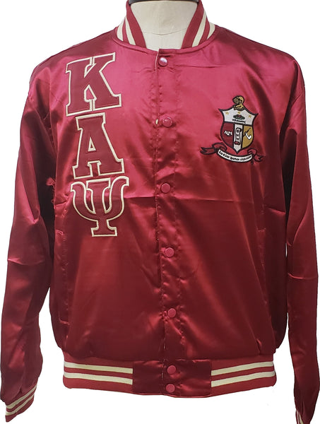 Buffalo Dallas Kappa Alpha Psi Satin Jacket [Crimson Red]