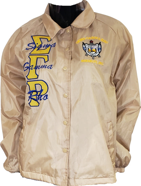 Buffalo Dallas Sigma Gamma Rho Crossing Line Jacket [Khaki]