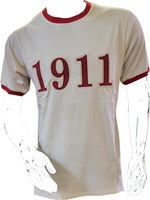 Buffalo Dallas Kappa Alpha Psi 1911 Ringer T-Shirt [Short Sleeve - Cream]