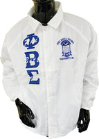 Buffalo Dallas Phi Beta Sigma Crossing Line Jacket [White]