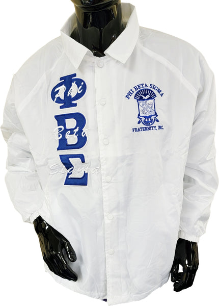 Buffalo Dallas Phi Beta Sigma Crossing Line Jacket [White]