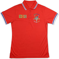 Big Boy Eastern Star Divine S2 Ladies Polo Shirt [Red]