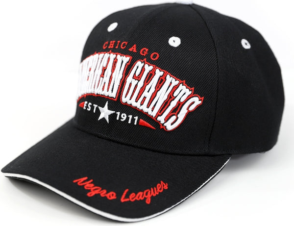 Big Boy Chicago American Giants Legends S142 Mens Baseball Cap [Black]