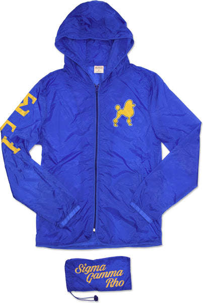 Big Boy Sigma Gamma Rho Divine 9 S2 Thin & Light Ladies Jacket with Pocket Bag [Royal Blue]