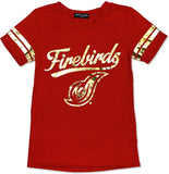 Big Boy District of Columbia Firebirds S2 Ladies Jersey Tee [Crimson Red]