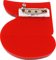 Kappa Alpha Psi Acrylic Line #5 Pin [Red]