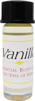 Vanilla Scented Body Oil Fragrance