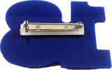 Sigma Gamma Rho Acrylic Line #13 Pin [Blue/Gold]