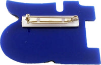 Sigma Gamma Rho Acrylic Line #15 Pin [Blue/Gold]