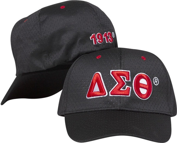 Delta Sigma Theta Mesh Womens Cap [Black]