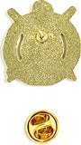 Omega Psi Phi Crystal Escutcheon Shield Lapel Pin [Gold]