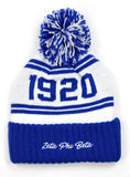 Big Boy Zeta Phi Beta Divine 9 S251 Womens Beanie With Ball [Royal Blue]