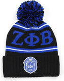 Big Boy Zeta Phi Beta Divine 9 S251 Womens Beanie With Ball [Black]