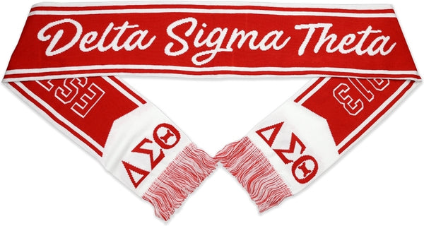 Big Boy Delta Sigma Theta Divine 9 S6 Ladies Scarf [Red]
