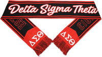 Big Boy Delta Sigma Theta Divine 9 S6 Ladies Scarf [Black]
