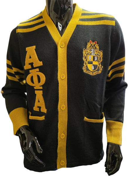 Buffalo Dallas Alpha Phi Alpha Cardigan [Black]