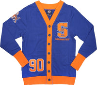 Big Boy Savannah State Tigers S5 Light Weight Ladies Cardigan [Royal Blue]