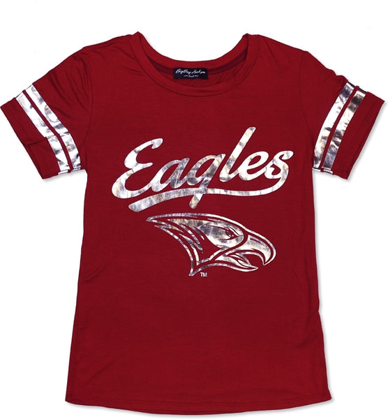 Big Boy North Carolina Central Eagles S2 Ladies Jersey Tee [Maroon]