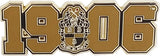 Alpha Phi Alpha Shield 1906 Lapel Pin [Gold]