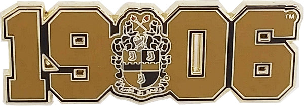 Alpha Phi Alpha Shield 1906 Lapel Pin [Gold]