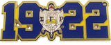 Sigma Gamma Rho Crest 1922 Lapel Pin [Gold]