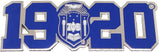 Zeta Phi Beta Crest 1920 Lapel Pin [Silver]