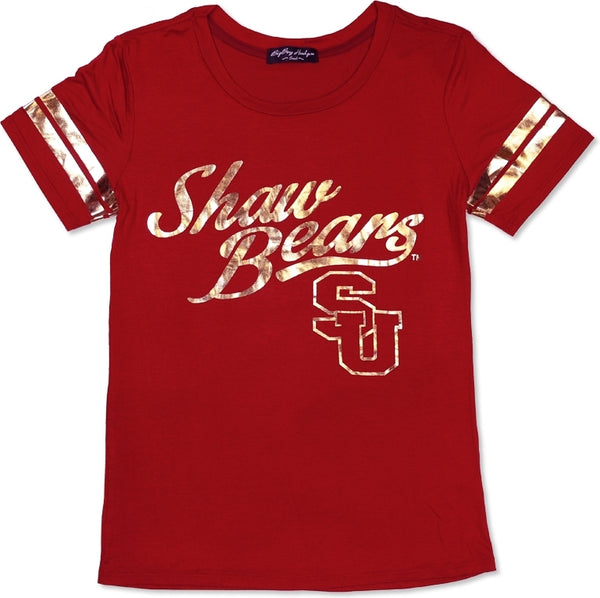Big Boy Shaw Bears S2 Ladies Jersey Tee [Maroon]