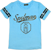 Big Boy Spelman College S2 Ladies Jersey Tee [Sky Blue]