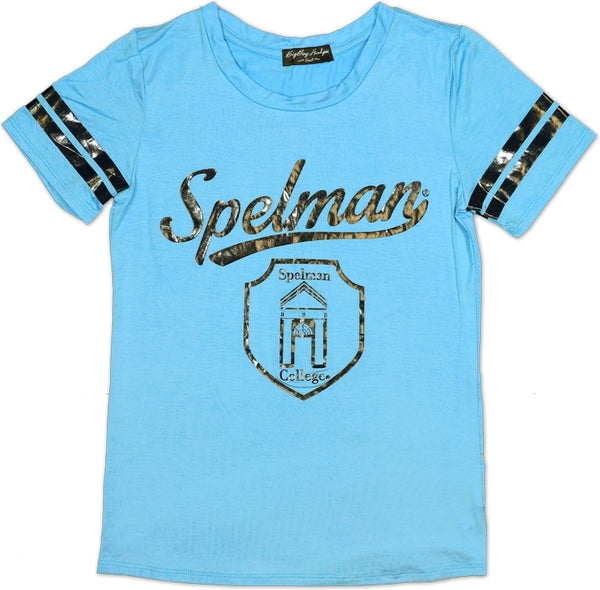 Big Boy Spelman College S2 Ladies Jersey Tee [Sky Blue]