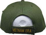 Vietnam Era Veteran U.S. Eagle Logo Mens Cap [Olive Green]