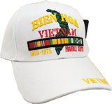 Bien Hoa Vietnam Veteran Proudly Served Mens Cap [White]
