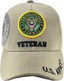 U.S. Army Veteran Shadow Mens Cap [Baseball Cap - Beige]