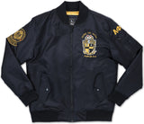 Big Boy Alpha Phi Alpha Divine 9 S2 Bomber Flight Mens Jacket [Black]