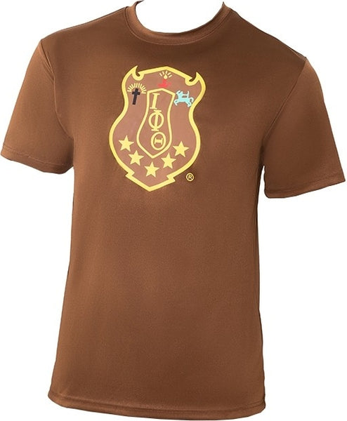 Iota Phi Theta High Performance Mens Tee [Brown]
