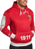 Kappa Alpha Psi Elite Pullover Hoodie [Red]