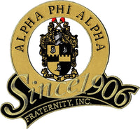 Alpha Phi Alpha Fraternity, Inc. Since 1906 Iron-On Patch [Gold]