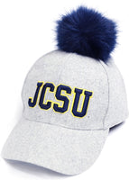 Big Boy Johnson C. Smith Golden Bulls S148 Ladies Pom Pom Cap [Grey]
