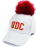 Big Boy District Of Columbia Firebirds S148 Ladies Pom Pom Cap [Crimson Red]