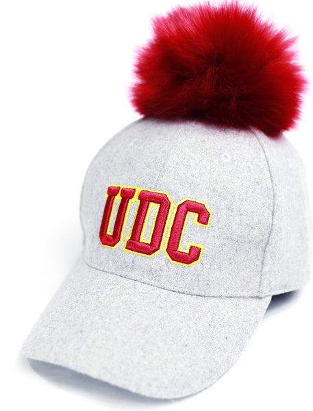 Big Boy District Of Columbia Firebirds S148 Ladies Pom Pom Cap [Crimson Red]
