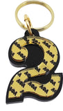 Alpha Phi Alpha Line #2 Key Chain [Black]