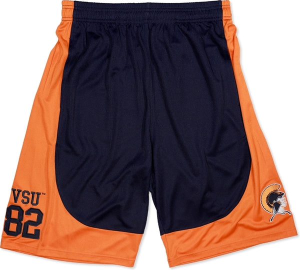 Big Boy Virginia State Trojans S2 Mens Basketball Shorts [Navy Blue]