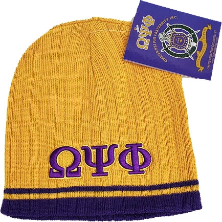 Buffalo Dallas Omega Psi Phi Beanie [Gold]