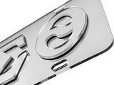 Delta Sigma Theta Raised Letter Mirror License Plate [Silver/Silver]
