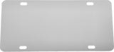 Delta Sigma Theta Raised Letter Mirror License Plate [Silver/Silver]