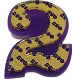 Omega Psi Phi Acrylic Line #2 Pin [Purple/Gold]