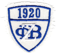 Zeta Phi Beta Distressed Crest Iron-On Patch [White]