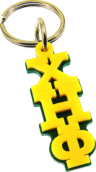 Chi Eta Phi Mini Letter Acrylic Key Chain [Green]
