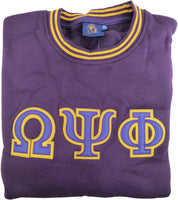 Buffalo Dallas Omega Psi Phi Crewneck Sweatshirt [Purple]