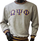 Buffalo Dallas Omega Psi Phi Crewneck Sweatshirt [Grey]